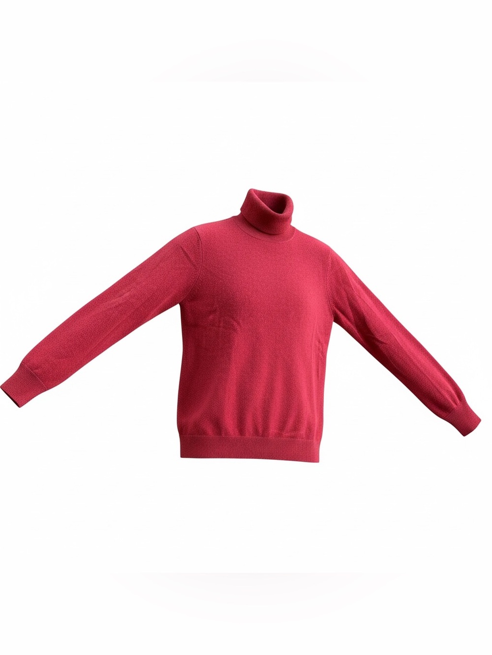 Orvis 100% Cashmere Knit Turtleneck Pullover Sweater Women’s Brick Red Small EUC